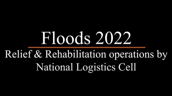 Flood Relief and Rehabilitation operations by National Logistics Cell (NLC)